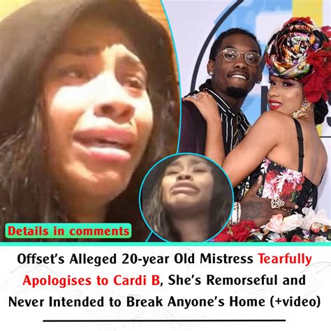 mistress cardi|Random Chick Involved in an Alleged Affair With Offset Tearfully。